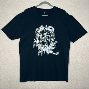 Alexander McQueen Black and White Short Sleeve Tee